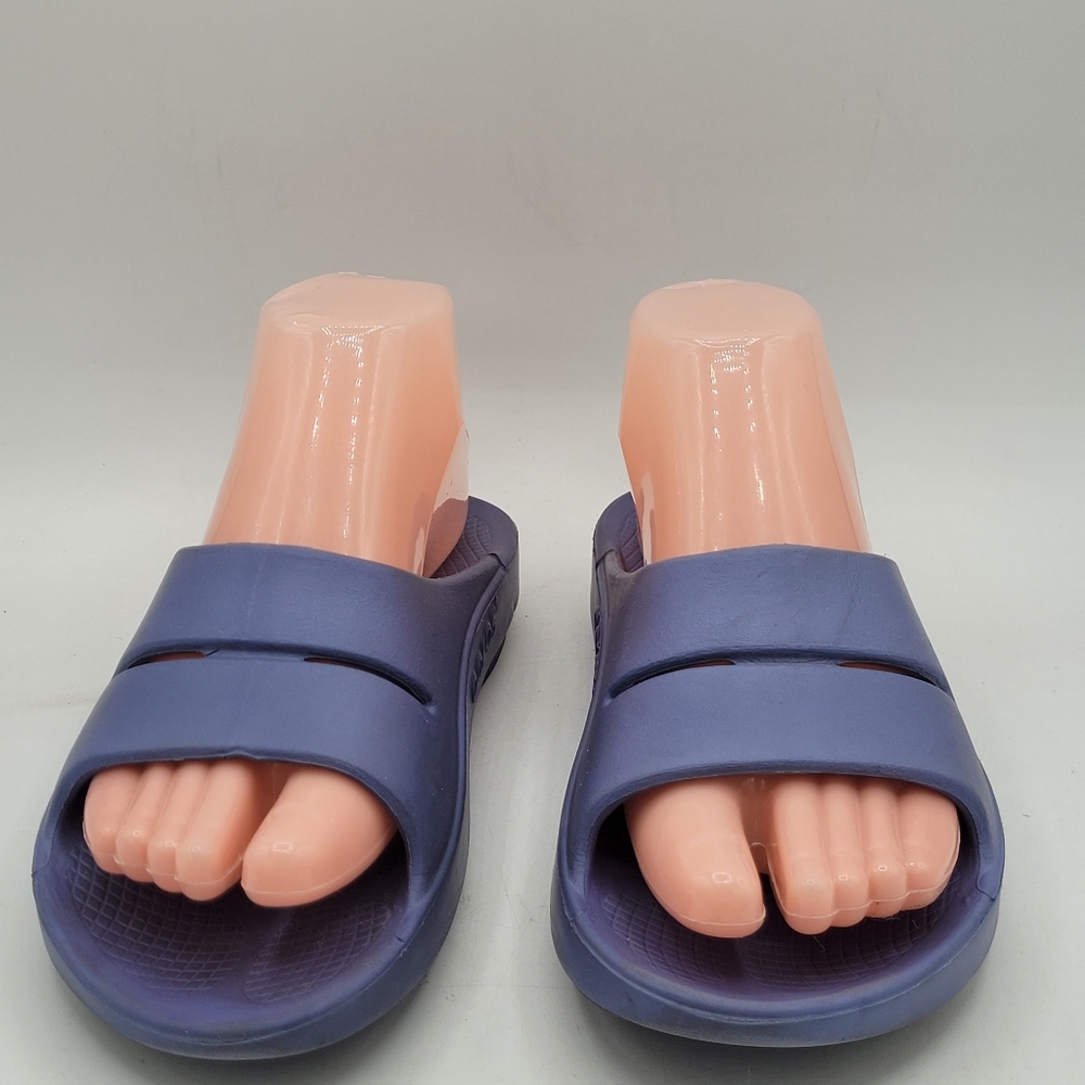 Oofoos Ooahh Purple Slides Size 7 In Women 5 In Mens - Picture 7 of 16